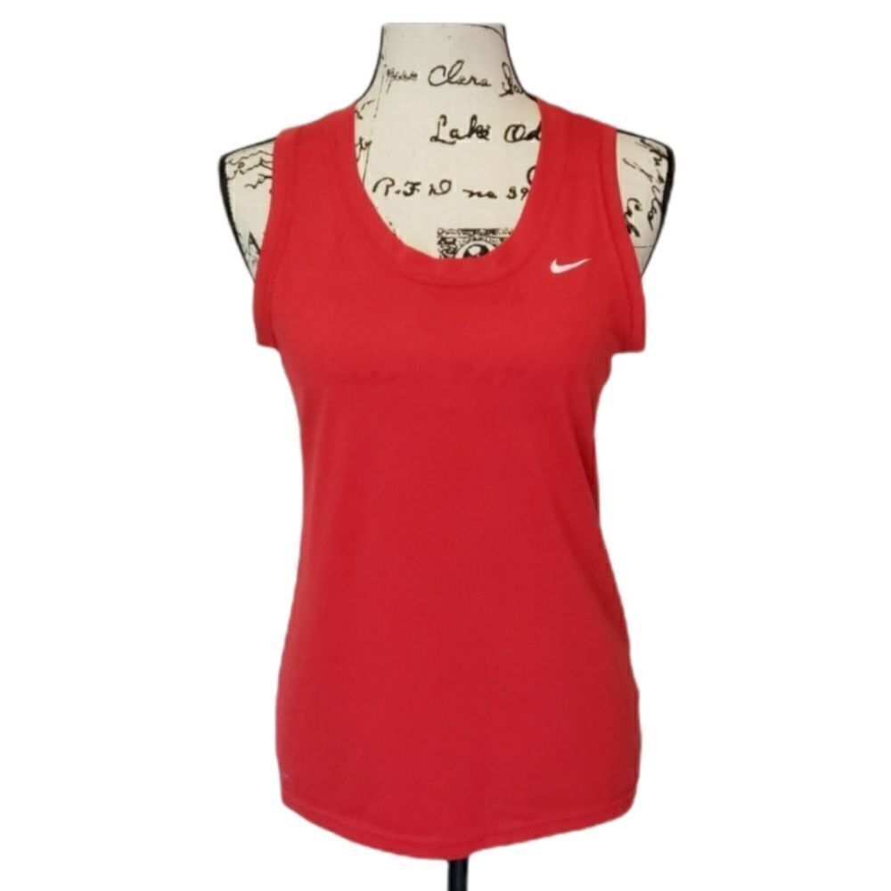 Red Nike dri fit tank
